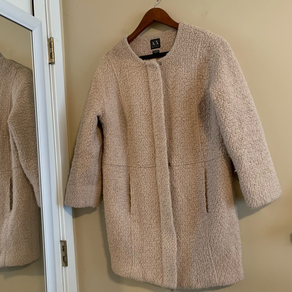 Armani exchange oatmeal / light brown jacket . - Picture 4 of 7